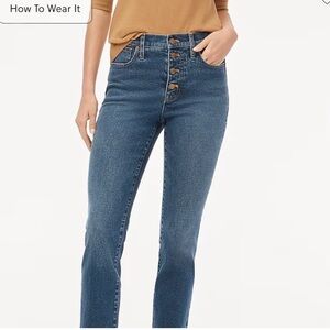 J. Crew Factory Women's Straight Leg Jeans - Blue